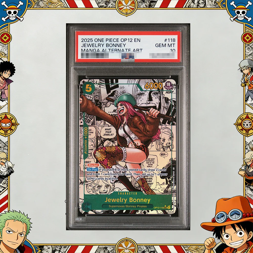 

DIY PROXY OPCG Jewelry Bonney Rating CARD 2025 PRB02 PREMIUM BOOSTER MONKEY D.LUFFY Roronoa Zoro Sabo EN Rare Rating Card Gift