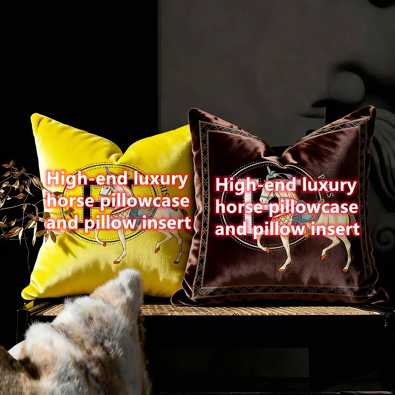 Washable Plush Neck Roll Pillow, Small Travel Square Cushion, Portable Support for Car Office Home, Luxury Bedding Accessories