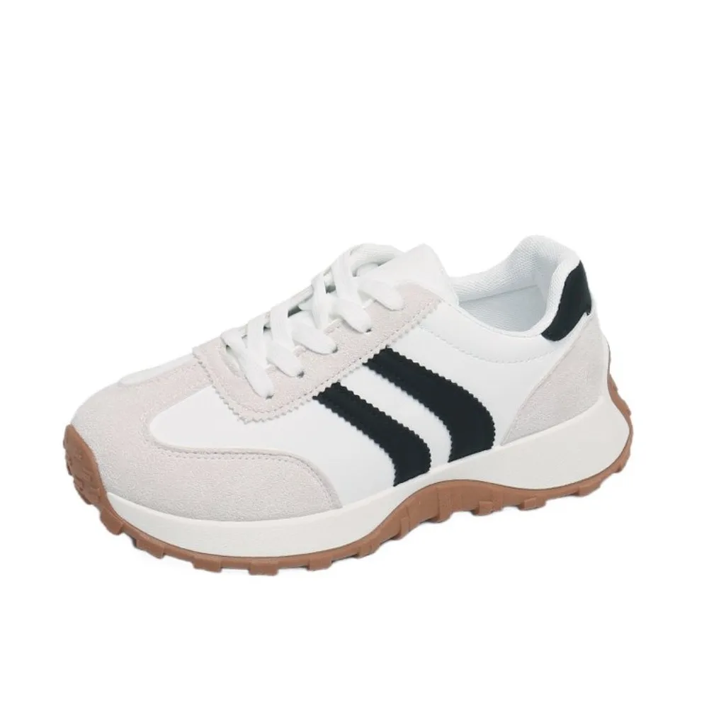Mehrfarbige Damen Retro Wildleder Schnür-Sneaker, Leichte Atmungsaktive Low-Top Laufschuhe, Rutschfeste Komfort-Freizeitschuhe – Detail 22