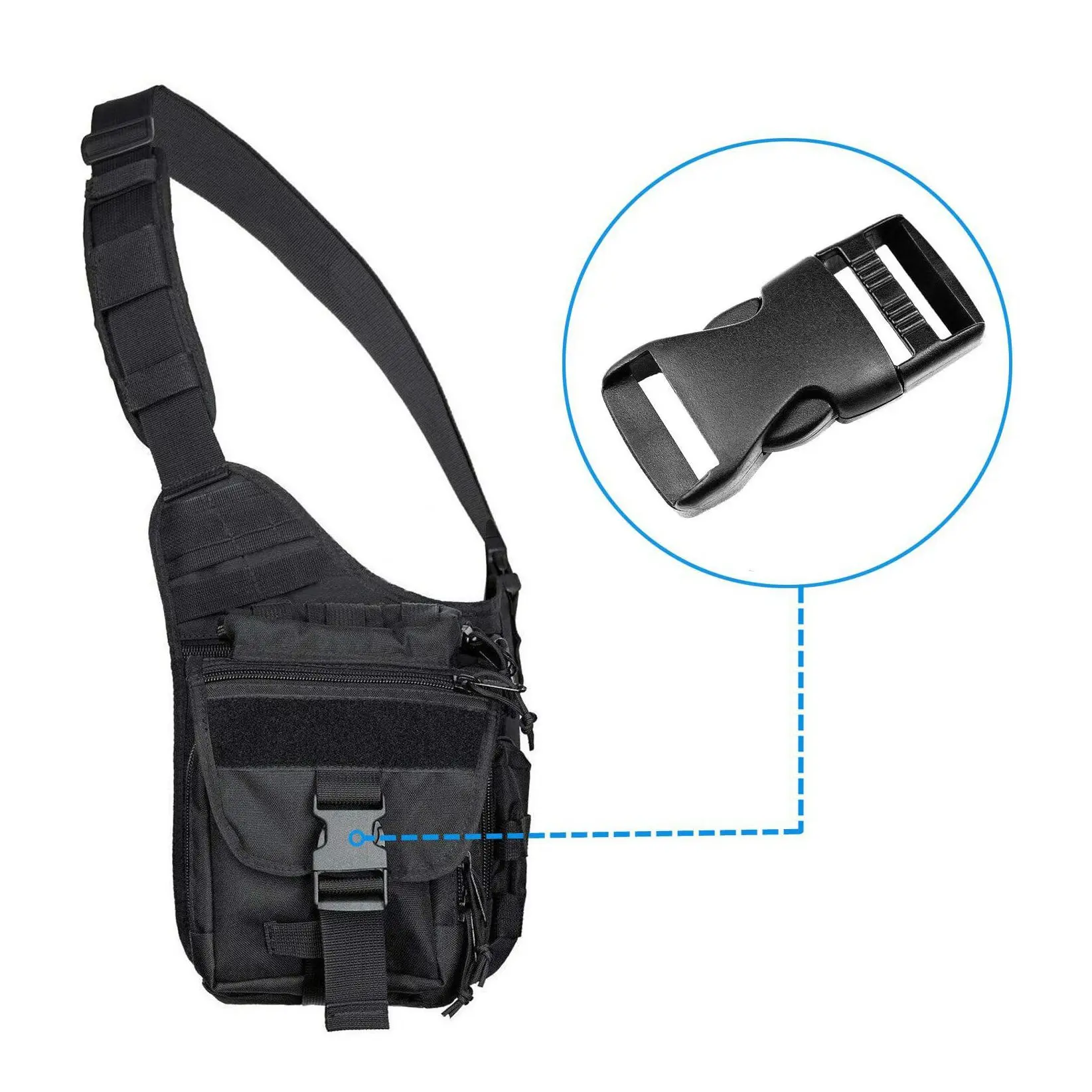 

Ремень из нейлоновой стропы AEE8 шириной 1 дюйм, длина 10 ярдов + 12 пластиковых плоских пряжек-фастексов шириной 1 дюйм для самостоятельного изготовления ремней для багажа