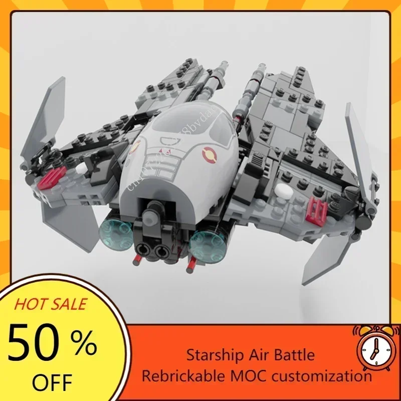 446 ELEMENTÓW Actis Class Sith Fighter Militarny MOC Statek Kosmiczny Model Bitewny DIY Edukacyjny Zestaw do Składania Puzzle Architektura dla Dzieci