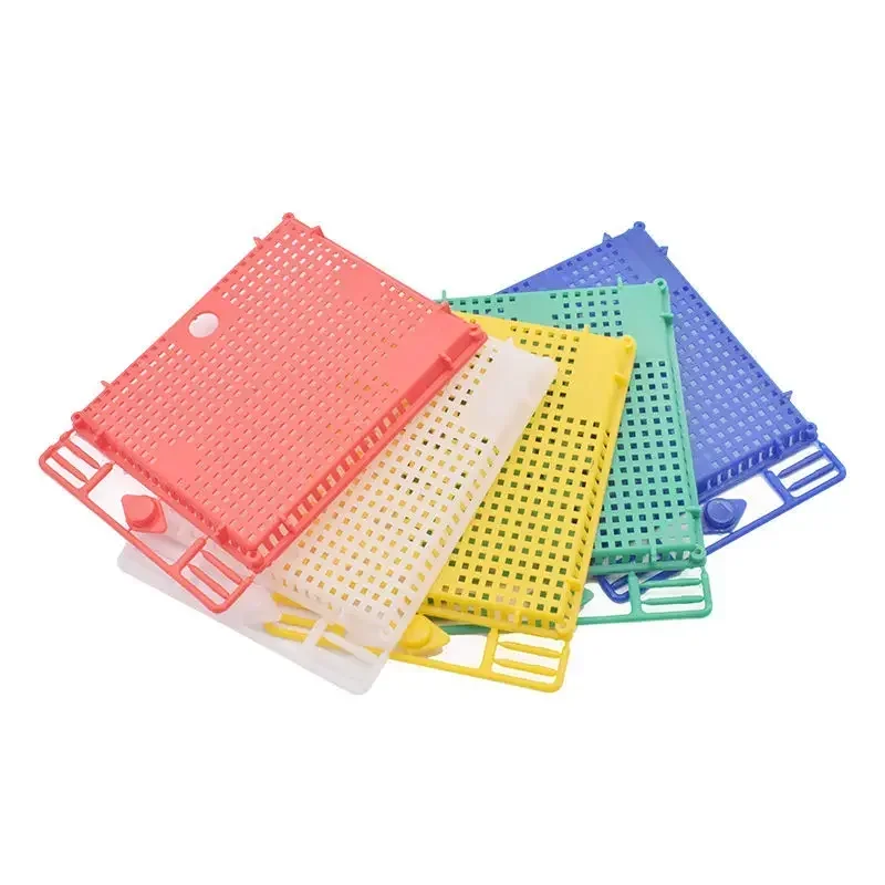 A A 5PCS Beekeeping Introduction King Cage Nest Spleen Buckle For Queen Production And Rearing
