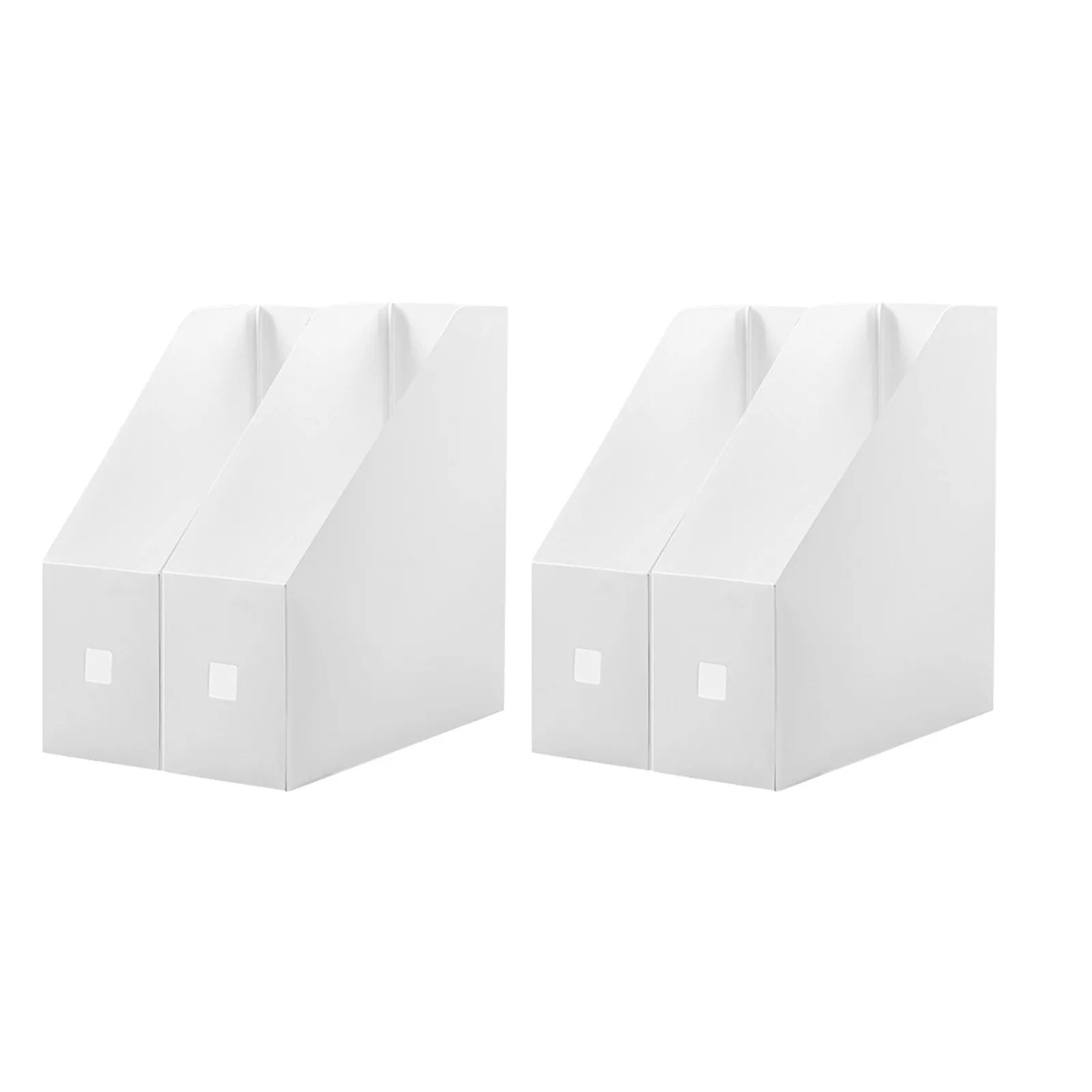 2Pcs Desktop File Organizer Plastic Document Rack Office Storage Holder Magazine File Holder for Office Study Magazine Rack
