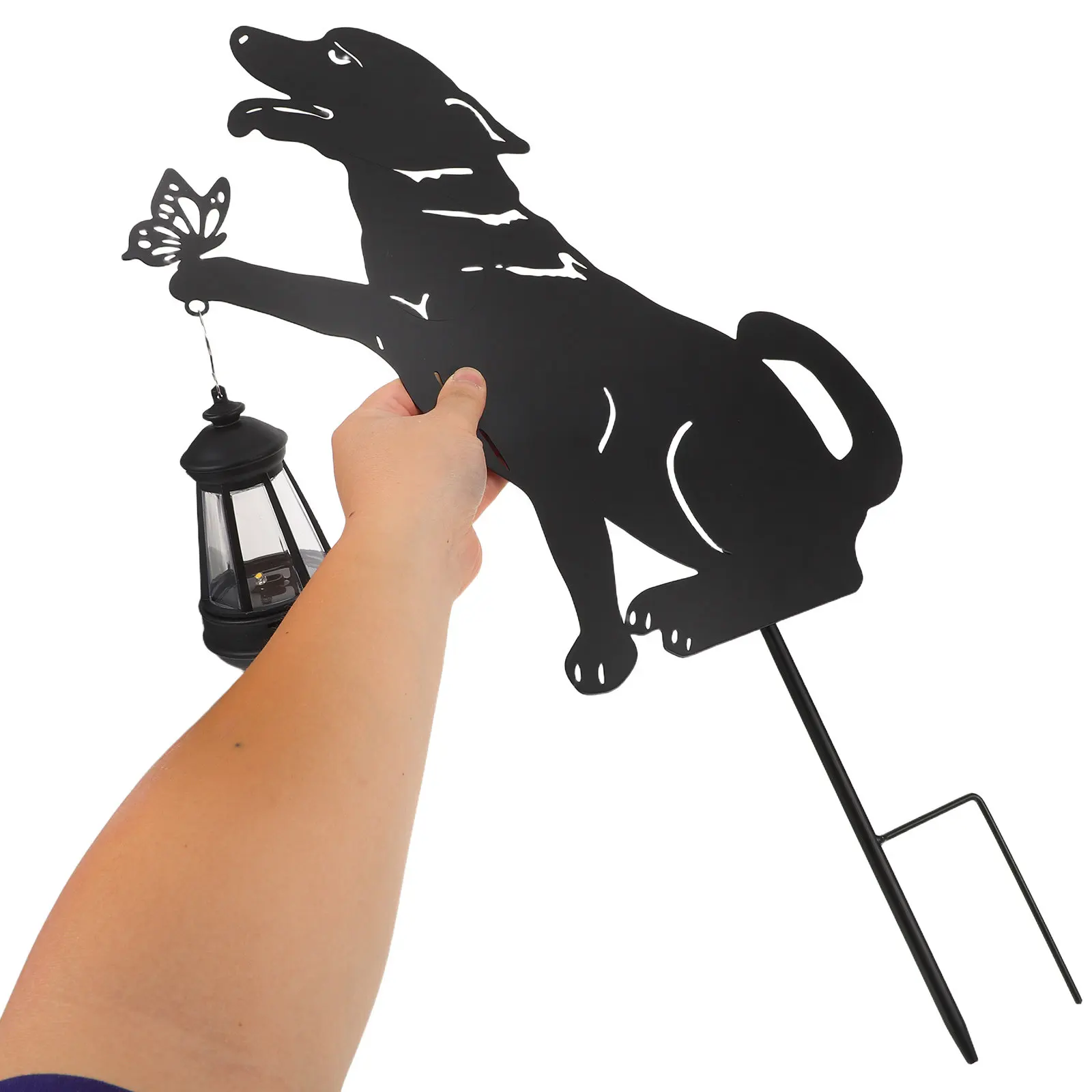 

Outdoor Solar Waterproof Garden Lamp Solar Powered Yard Decoration Night Light Dog Shape Landscape Lighting