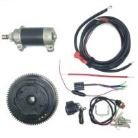 Electric Start Conversion Kit for YAMAHA F15 15HP 4 Stroke 6AGK Flywheel