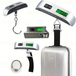 Luggage Scale 110lb 50kg Digital Handheld Portable Hanging Baggage Scale for Travel Suitcase Weight Scale