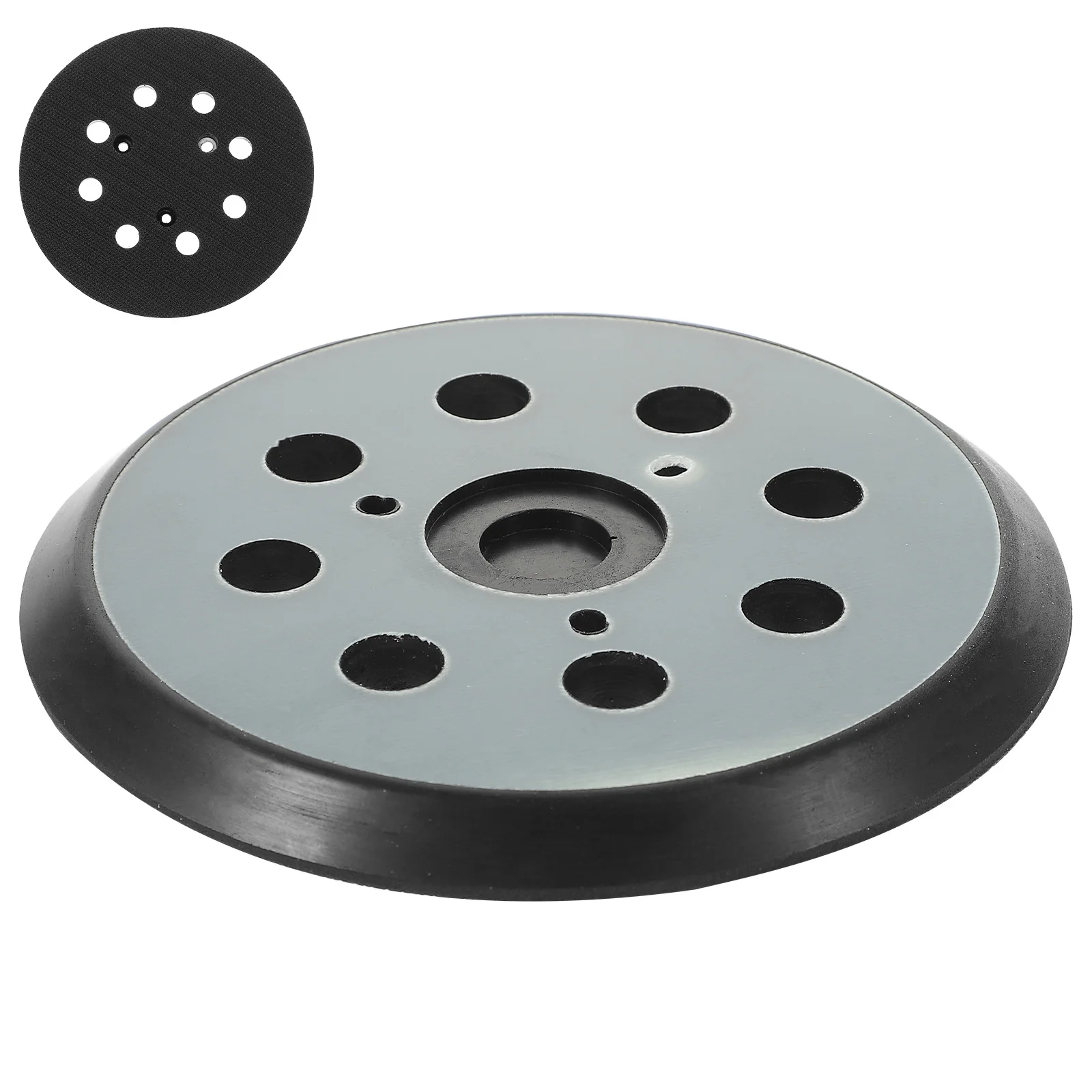 لوحة دعم تلميع كهربائية 8 فتحات قرص صنفرة سيارة ساندر ساندر استبدال القرص دعم الوسادة الخشب المعادن العمل