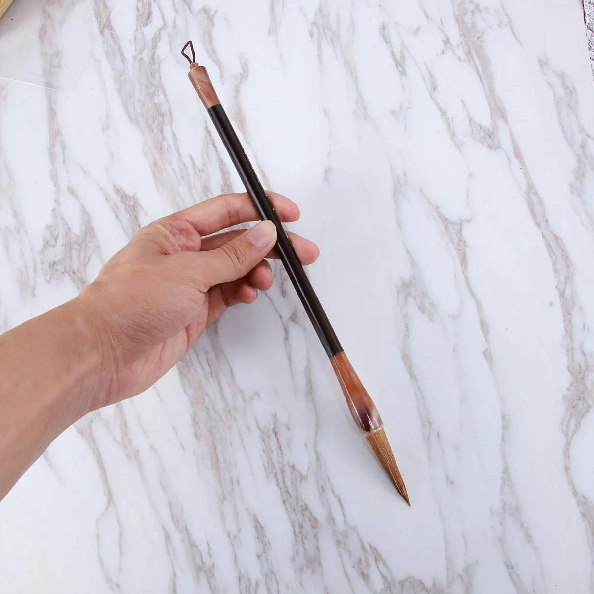 3Pcs Chinese Calligraphy Brushes Wolf Hair Drawing Writing Brush Set Size L Traditional Art Supplies Wolf Hair Writing Brush