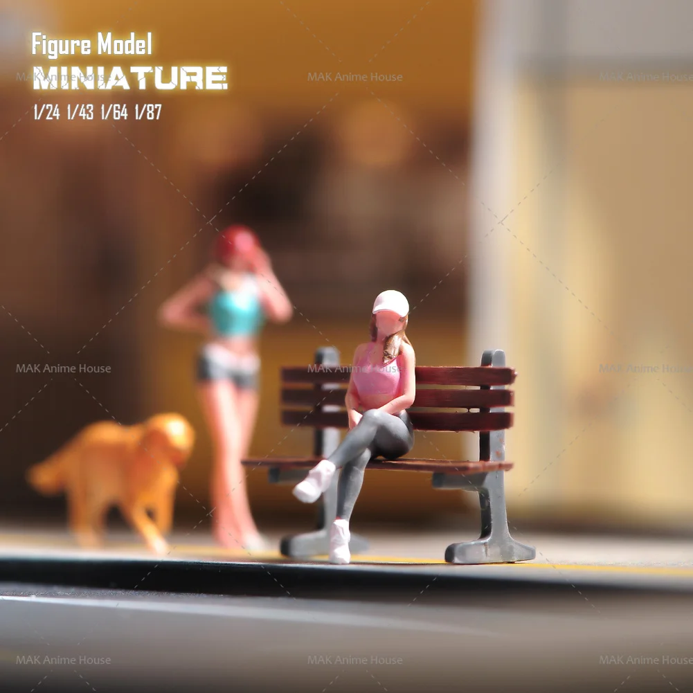 

Miniatures 1/24 1/64 1/43 1/87 Sexy Fashionable Casual Shorts For Women Female Scene Figure Doll Unpainted Model For Car Toys