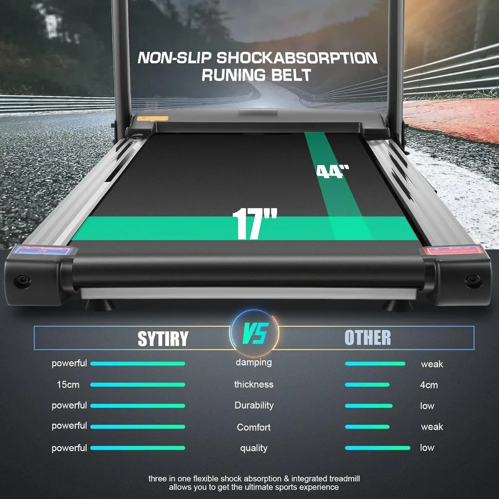 جهاز المشي الذكي القابل للطي مع شاشة تعمل باللمس ، جهاز الجري 3.25 حصان مع التلفزيون وواي فاي ، والمشي والجري الموسيقي