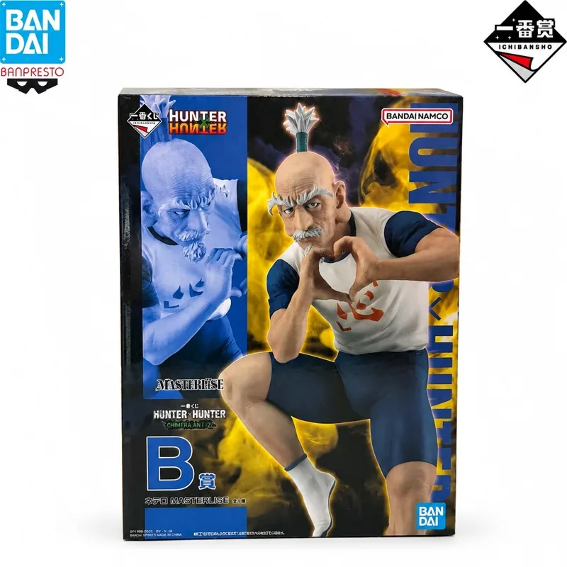 

In Stock Bandai Original Ichiban Kuji Hunterxhunter Isaac Netero Action Figure Model Doll Brand New Boxed Anime Characters Toys