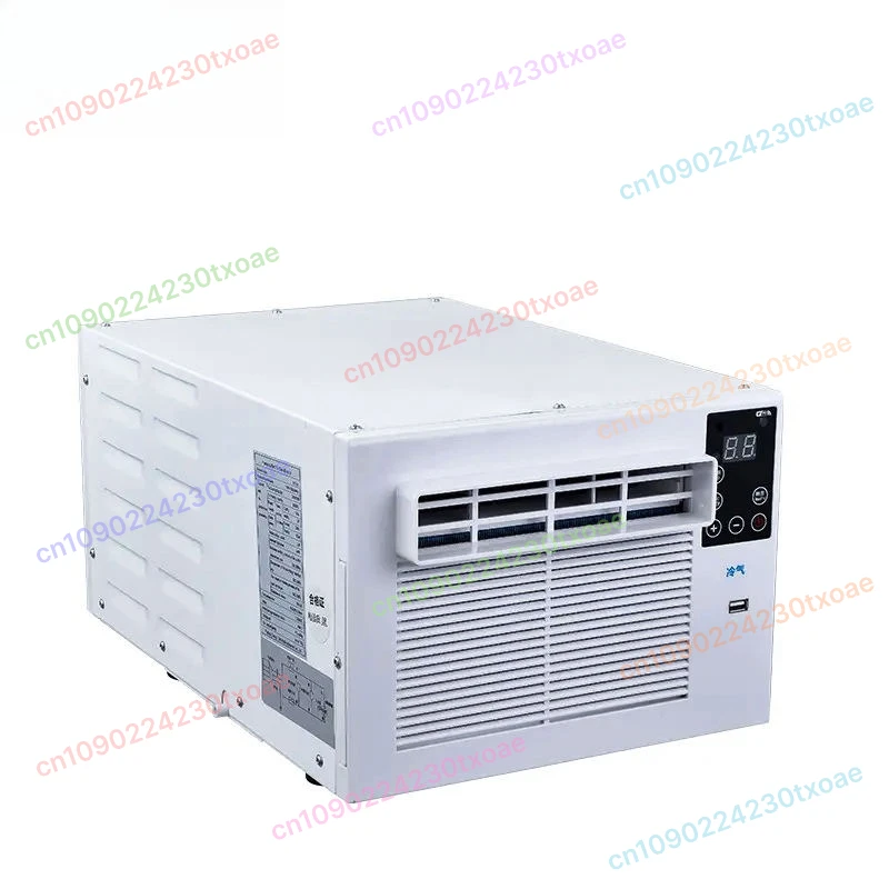 

Portable Air Conditioner Dual Hose Remote Control Cooling and Heating Dehumidifier LED Display for Home Office Room