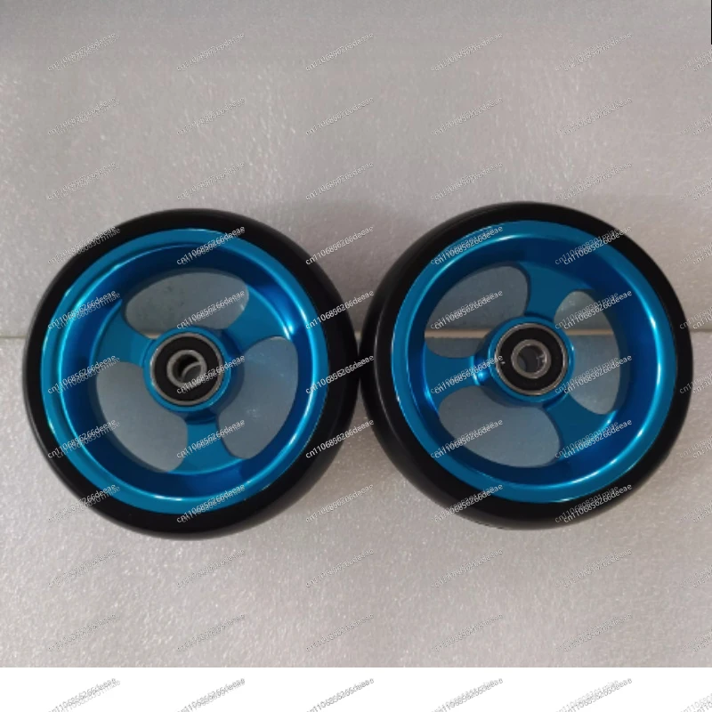 Aluminum Alloy Sports Wheelchair Front Wheel Casters 4/5 Inch High Speed Wear-Resistant Precision Bearing Wheelchair Accessories