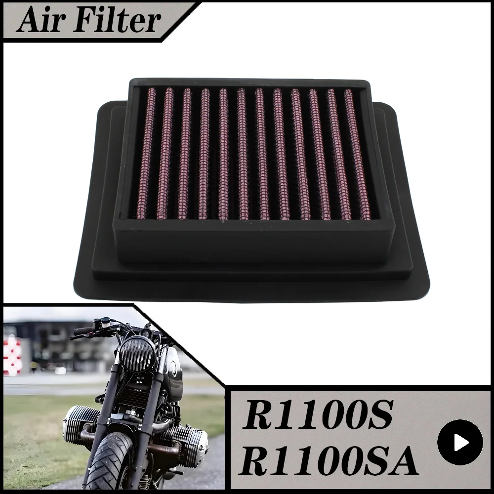 For BMW R1100S 1999-2005/R1100S ABS/BOXER CUP/R1100SA 2000-2001  Motorcycle Washable Air Intake Filter  Filtration