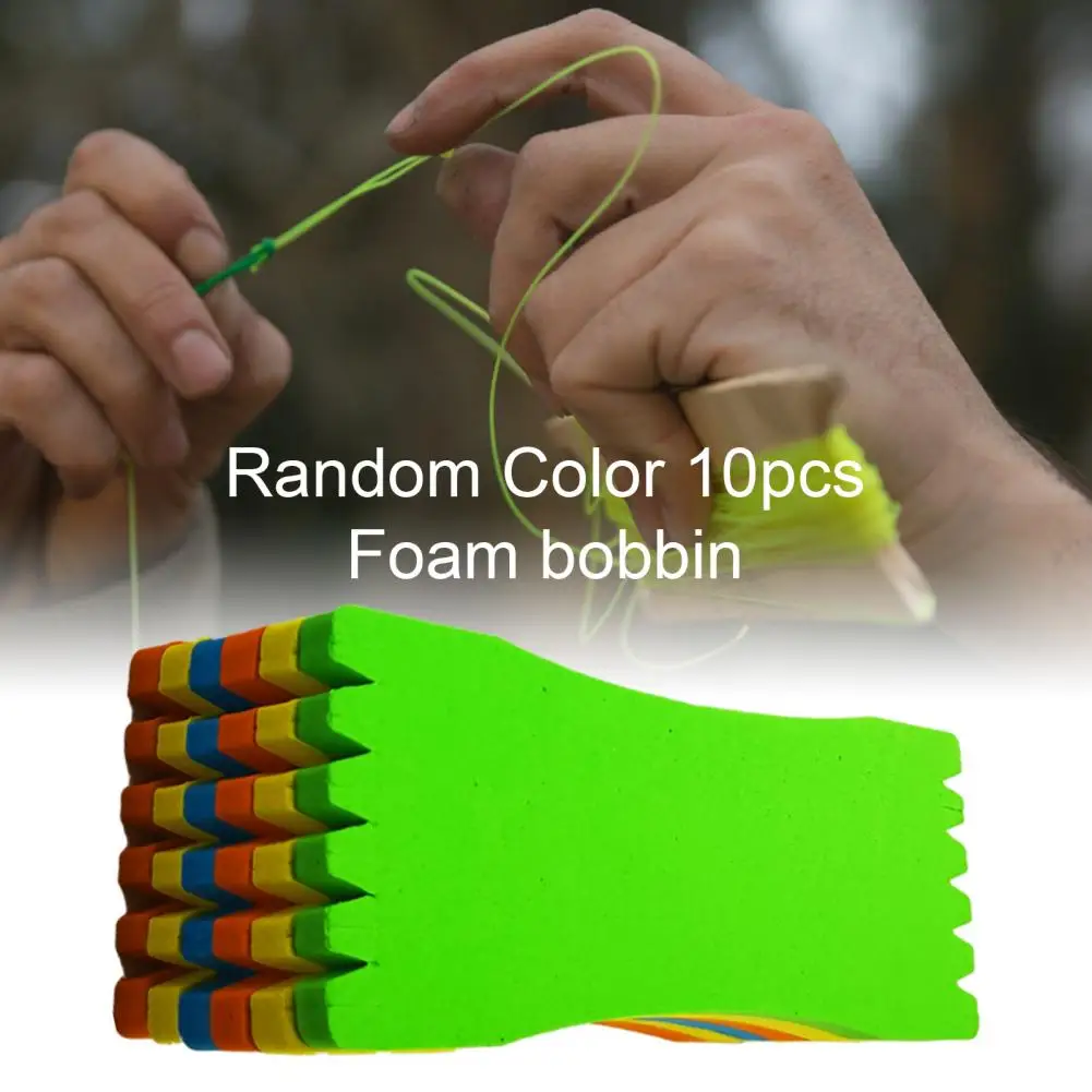 

Practical Anti-scratch Flexible Foam Fishing Line Plate Winding Boards Snap-tooth Design Fishing Line Boards for Angling