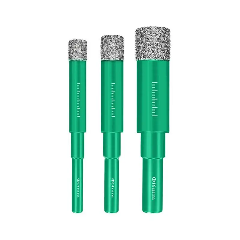 Vitrified Tile Drilling Bit High Hardness Thickened Brazed Steel Sand All-ceramic Floor Tile Drill Wear Resistance