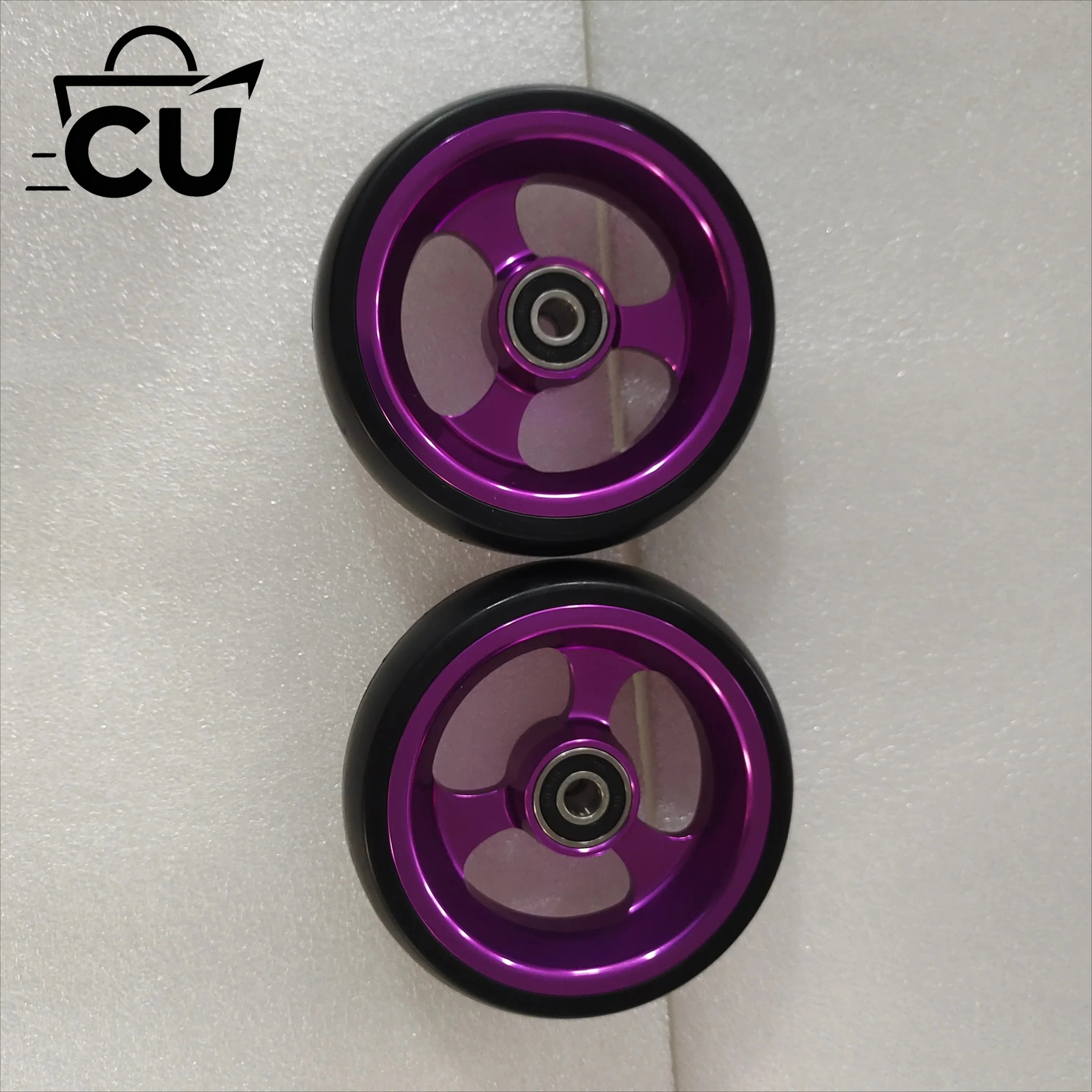 Suitable for Sports wheelchair 4 inch front small wheel aluminum alloy wheelchair accessories