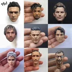 1/6 Americans Movie Head Sculpt Comic Hero Male Solider Head Played Model for 12in Action Figure Doll Accessory Collections