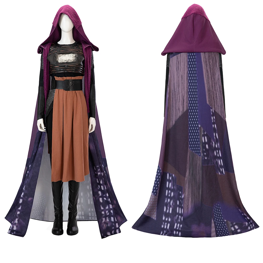 New Star Acolyte Cosplay Costume Women Warroor Mae Cloak Halloween Full Set Shoes