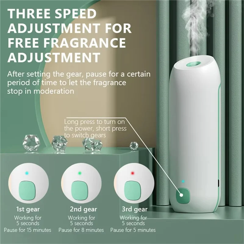 

A70P Интеллектуальный ароматический диффузор, мини-освежитель воздуха, эфирное масло, настенный увлажнитель, компактная парфюмерная машина