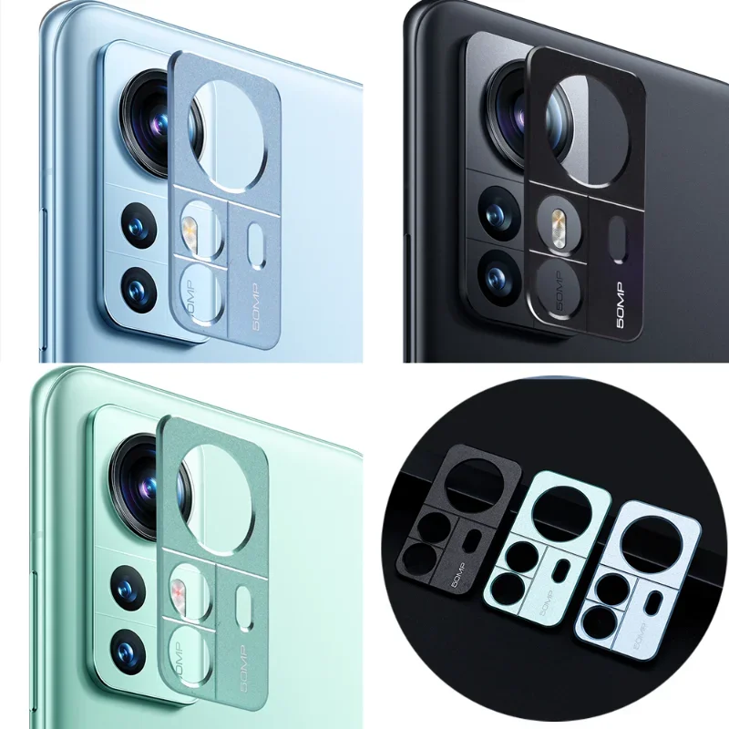 For Xiaomi Mi 12X 12Pro Camera Lens Protector Metal Case Frame Aluminum Alloy Rear Lens Protective Sticker for Xiaomi 12 Pro