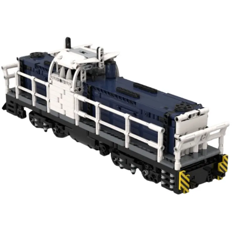 مكعبات بناء قطار البضائع التي تعمل بالطاقة MOC - قاطرة بمحرك 1850 قطعة، مجموعة نماذج شحن متقدمة للأطفال البالغين
