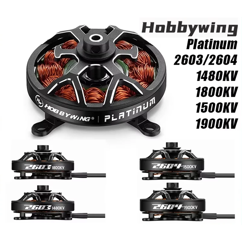 

HobbyWing Platinum 2603/2604 1480KV 1900KV F3P Competitive Airplane Model Motor for F3P Indoor Competitive Machine/Lightplane