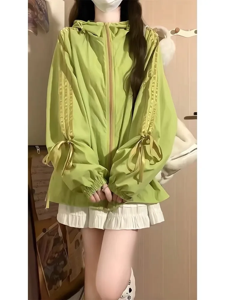 American Sle Lightweight Breathable Qui Dry Summer Outdoor Women's Sportswear Sun Protection Jaet  Knot Coat