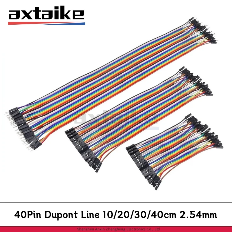 

40Pin Dupont Line 10/20/30/40cm 2.54mm Male to Male Female to Male Female to Female Jumper Dupont Wire Cable for Arduino DIY KIT