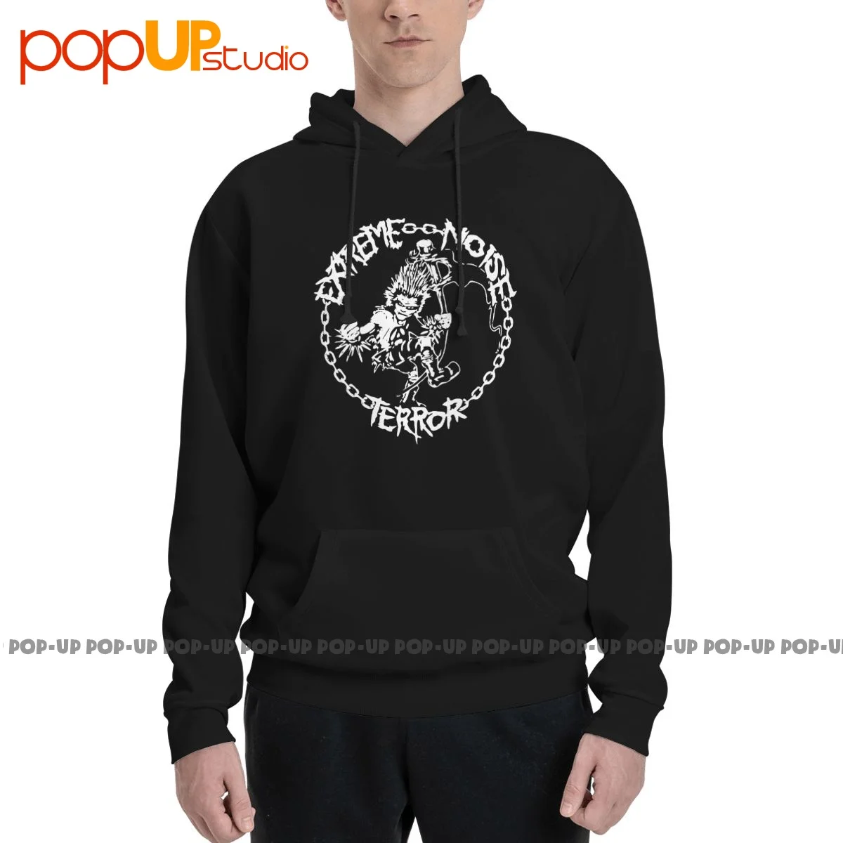 Extreme Noise Terror Band Hoodie Sweatshirts Hoodies Top Style Hipster Best Seller