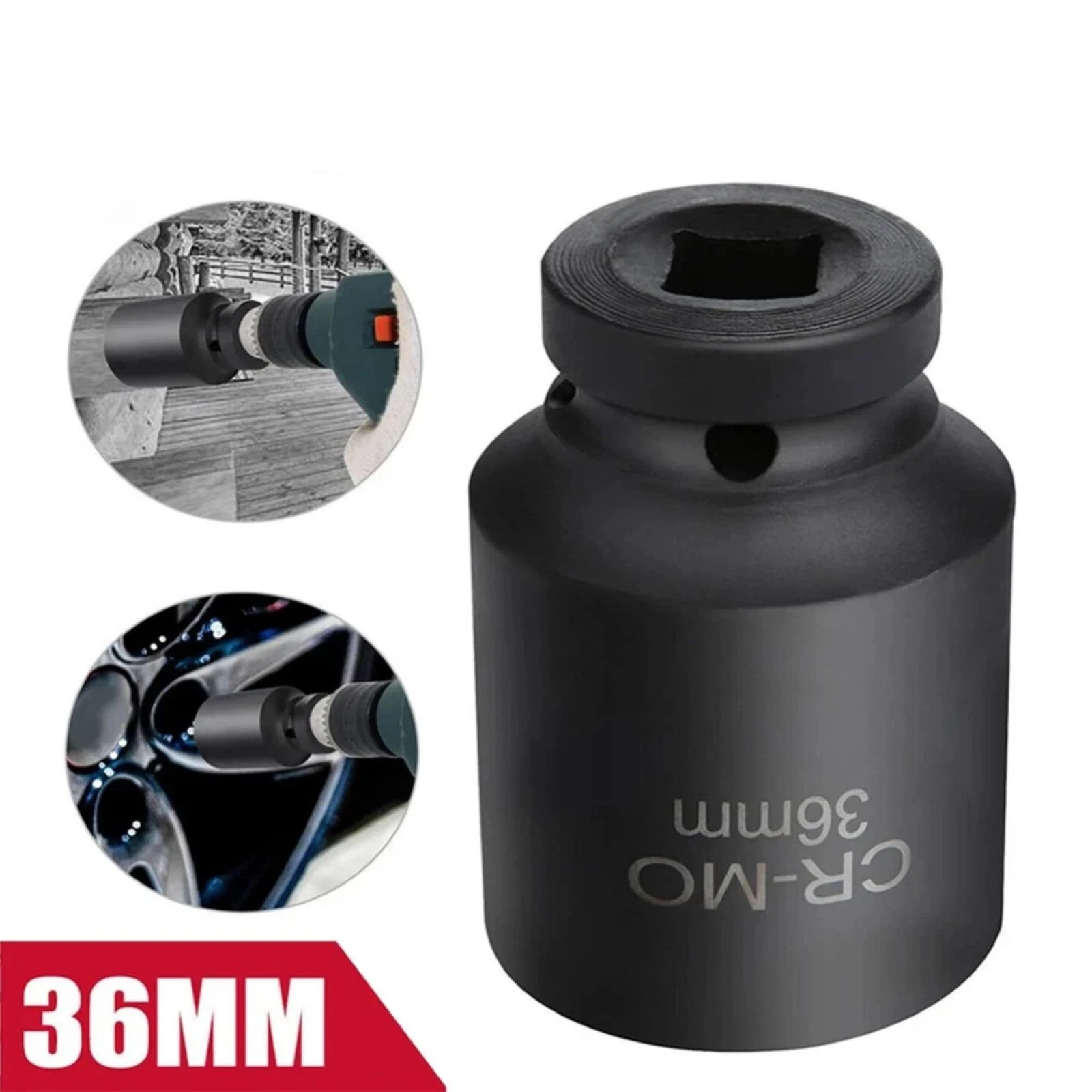 1Pc 36mm Deep Impact Socket 1/2