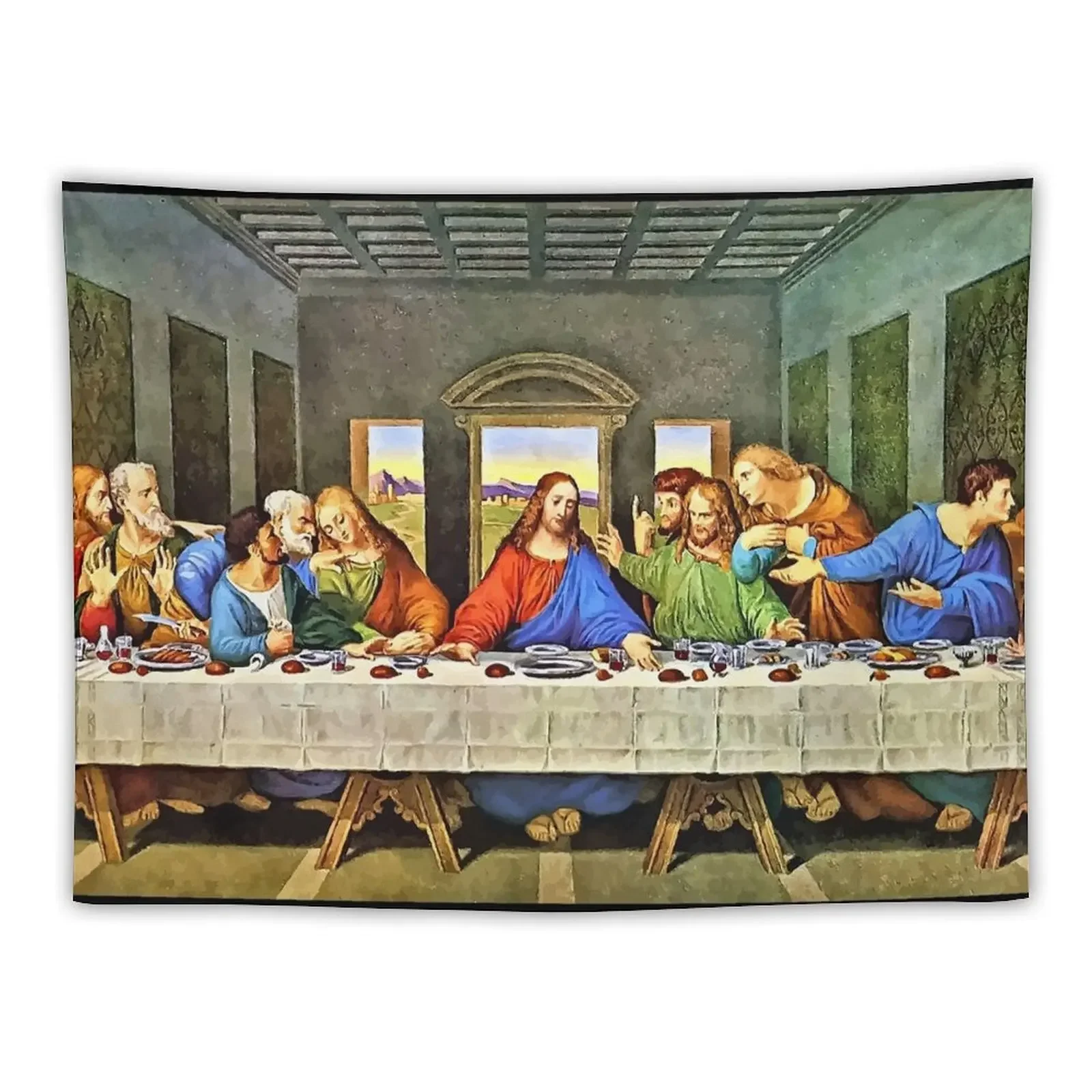 

Original Last Supper Painting Tapestry Bedroom Organization And Decoration Luxury Living Room Decoration Tapestry