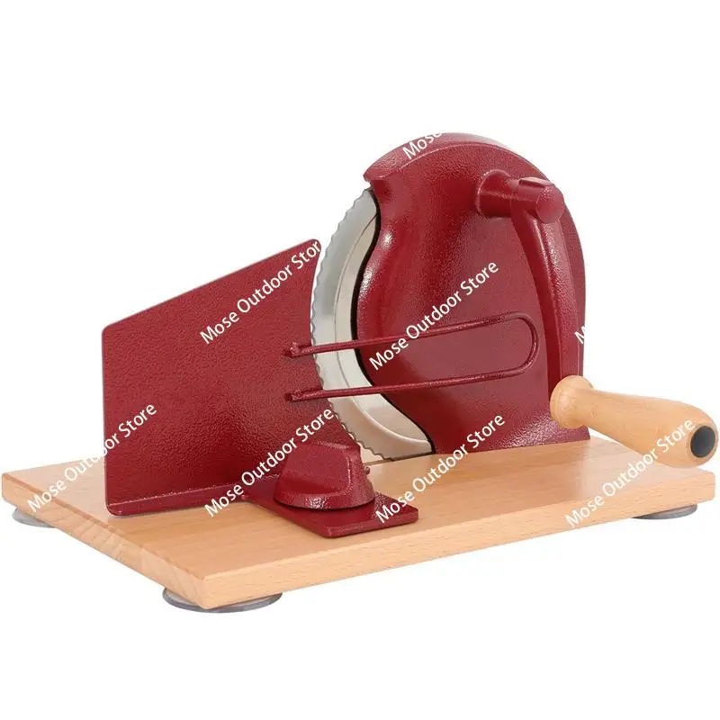 

Classic hand crank household bread slicer