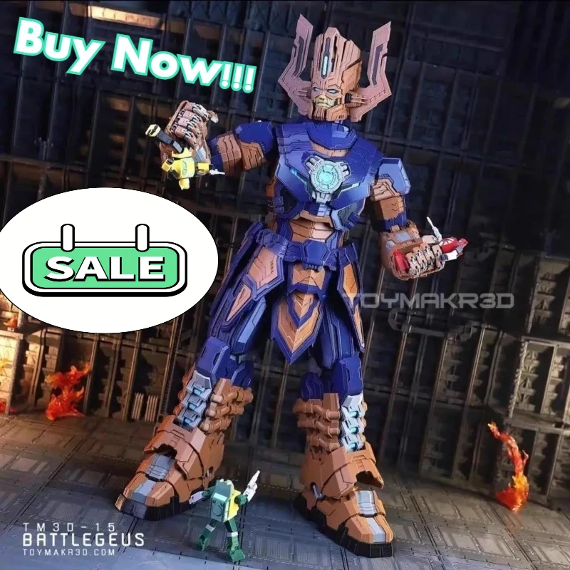 

3d Printing Anime Figure God of War Mecha Assembled Galactus Action Figure Full Body Movable Multi-Joint Model Toy Gifts
