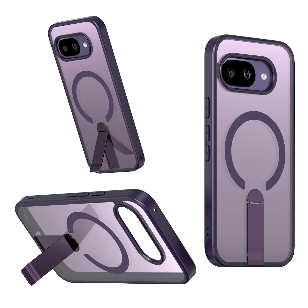 

Гибридный военный противоударный чехол с кронштейном Defender для Google Pixel 10 9 Pro Xl A для Magsafe, магнитный чехол-подставка для беспроводной зарядки