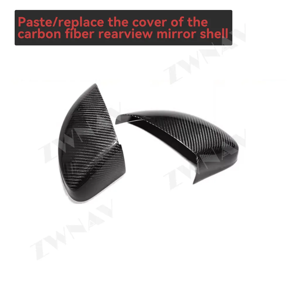 The Car Accessories For Audi A3 RS3 S3 Real carbon fiber paste-on rearview mirror shell Auto modification parts