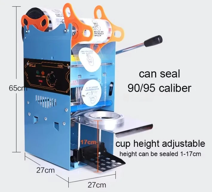Commercial Hot Sale Automatic Bubble Tea Cup Sealing Machine for Sale