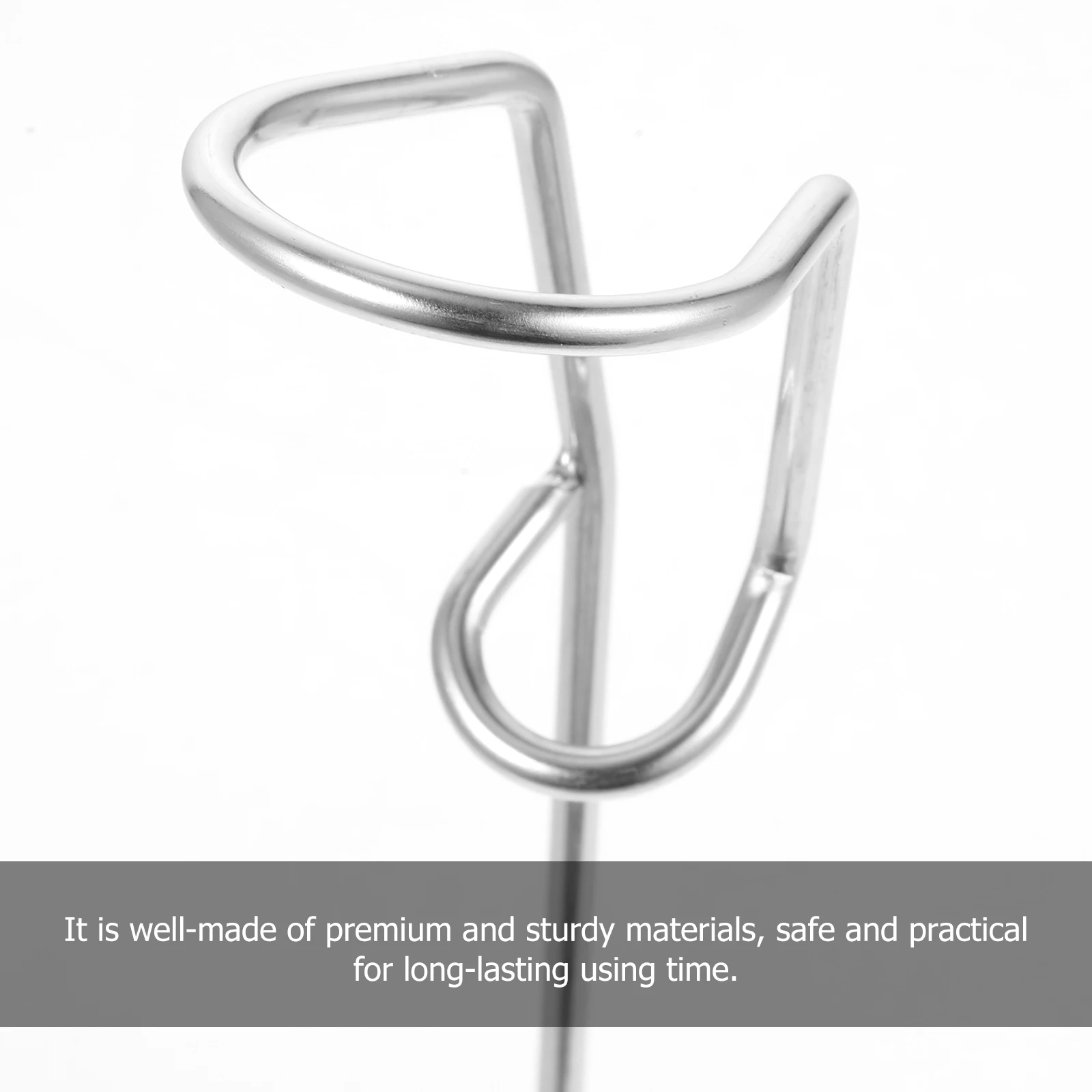 

Stainless Steel Holder Milk Frother Rack Vertical Rest Bracket Kitchen Gadget Mixer Stand Practical