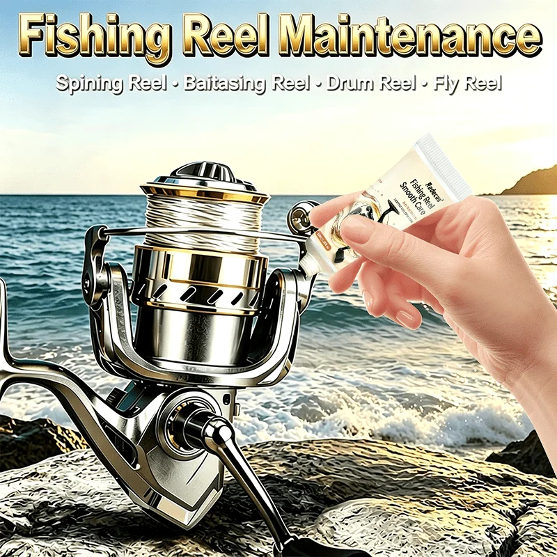 Reel Care Grease — Spinning&Baitcasting Reels. Cuts Friction & Noise, Extends Freshwater&Saltwater Gear Life. Daily Maintenance.