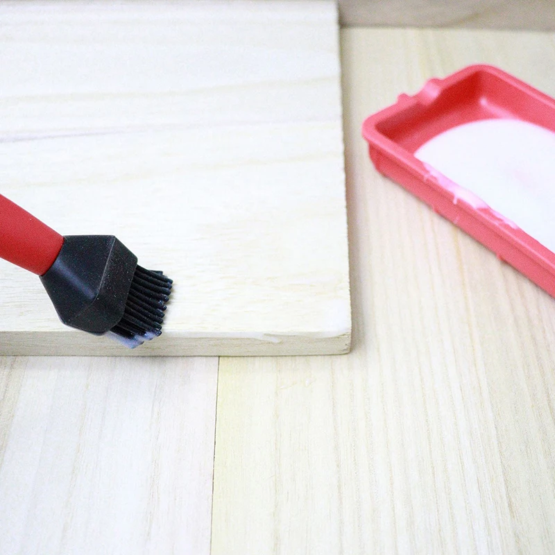 Silicone Glue Kit com Escovas, Espalhador, Aplicador Sets, Carpintaria, Novo