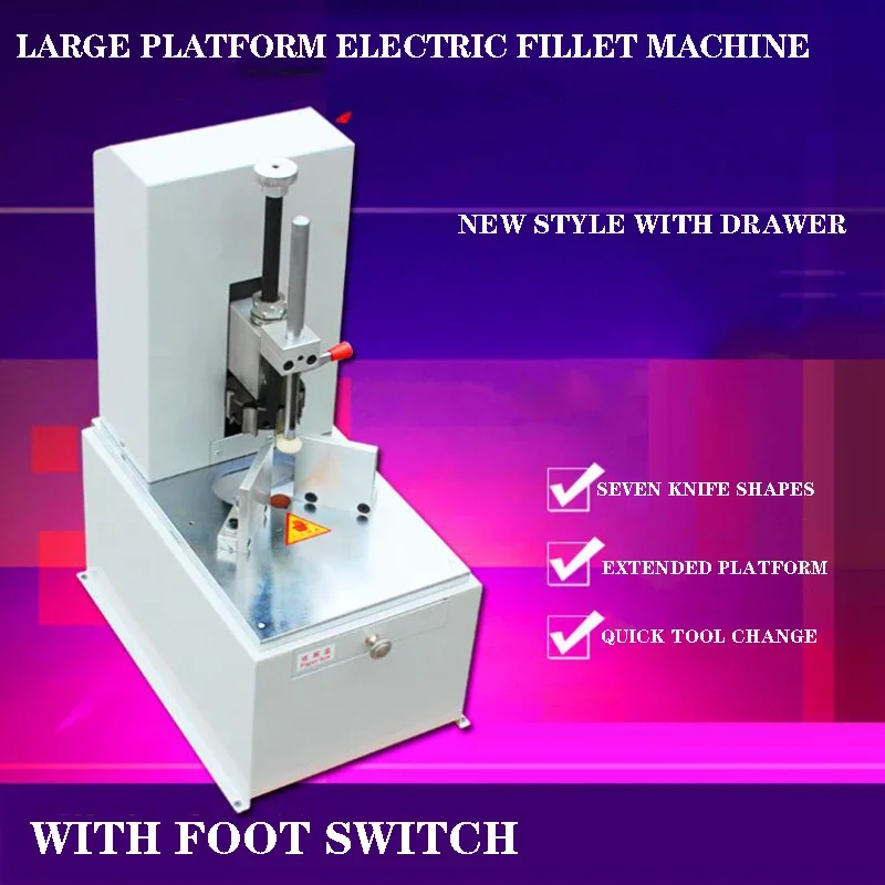 Manual Electronic Paper Machine 220V/120W Tag Photo Album Business Card Cutter Automatic Fillet Cutter