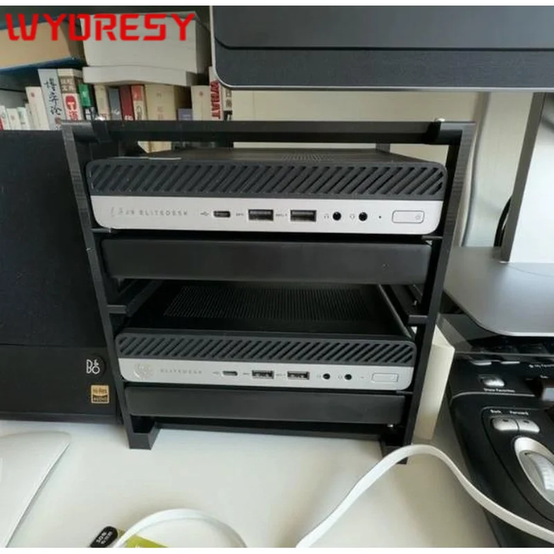 WYORESY for HP (EliteDesk 800 G9 /G10 /ProDesk 400 /Z2 Mini) Stand Exclusive Model Fit Perfect Original Host Body And Heat