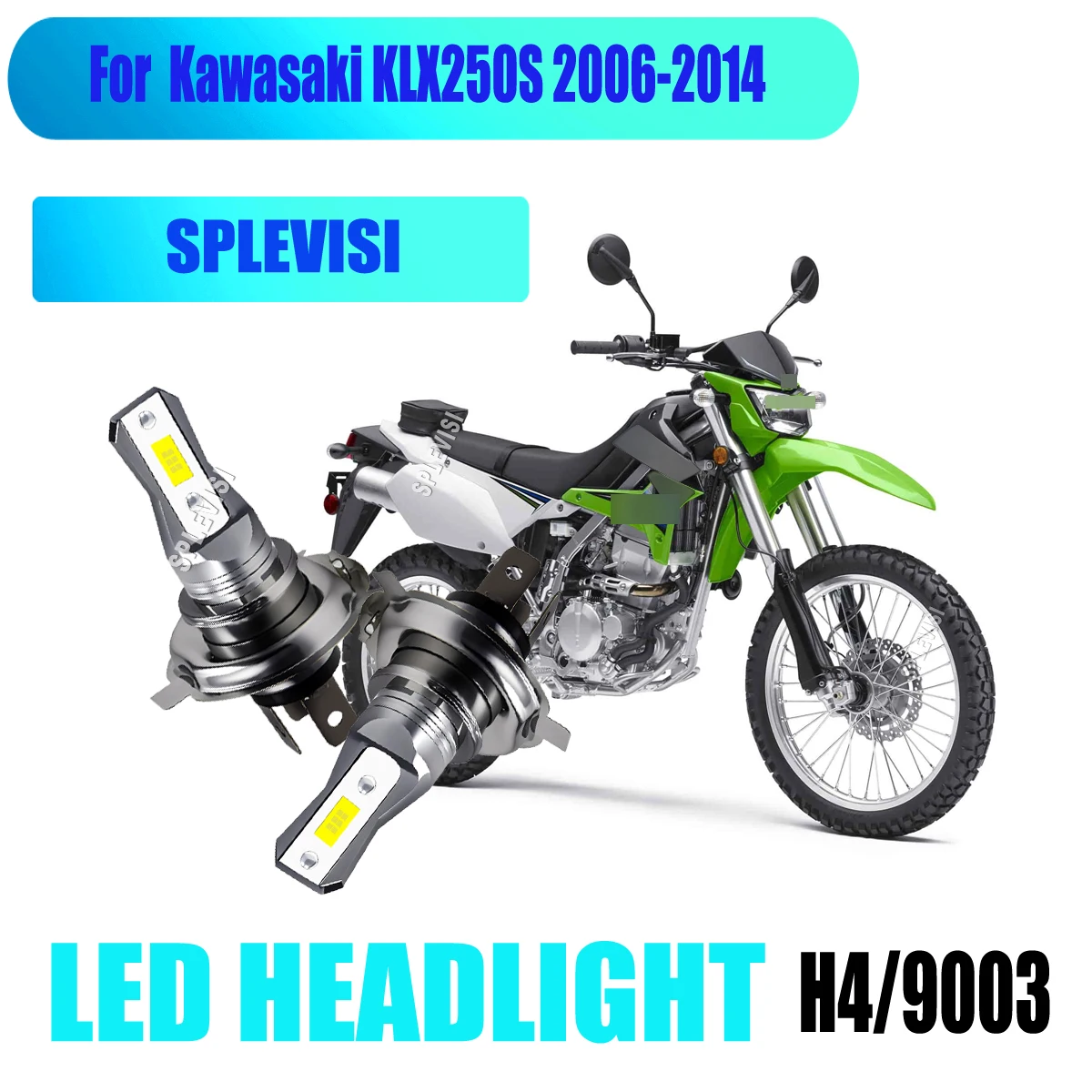 

Motorcycle LED 45W White Headlight - Quick-Start & Set up Technology For Kawasaki KLX250S 2006 2007 2008 2009 2010 2011-2014