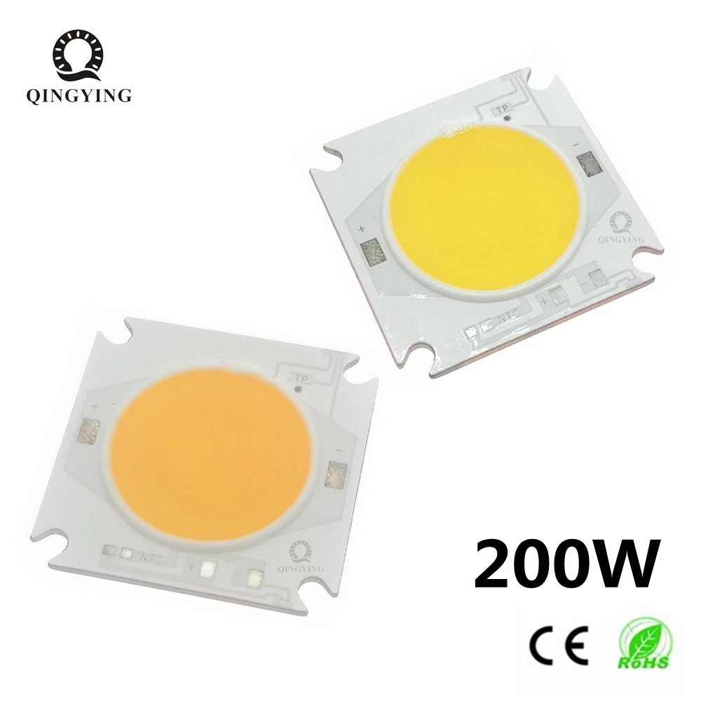 cob led chip par contas de luz alta cri ra95 40 mm 40 mm branco quente cor branca para projector ao ar livre par luz lampada diy 200w 01