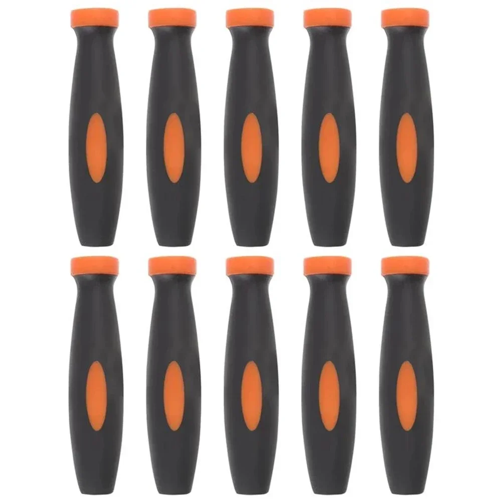 

10Pcs Rubber Files Handles 2.36Inch 3mm Hole Diameter Rubber HandleWoodworking File Handles Hand Tools Accessories