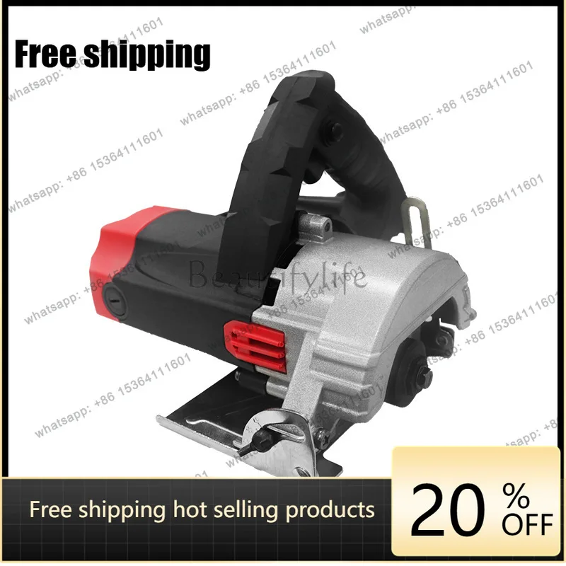Marble machine multi-functional oblique cutting 4 inch high-power stone wood metal tile profile cutting machine