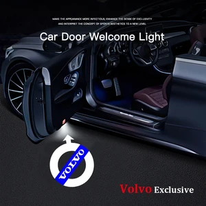 Willkommenslichter von der Autotür für Volvo, HD, XC90, V90, V60, XC60, V40, S80, S60, S90, C40, XC70, XC70, C30, C70, Ex90, 2 Pces Hauptverkäufe Volvo V40 Sohle - №5