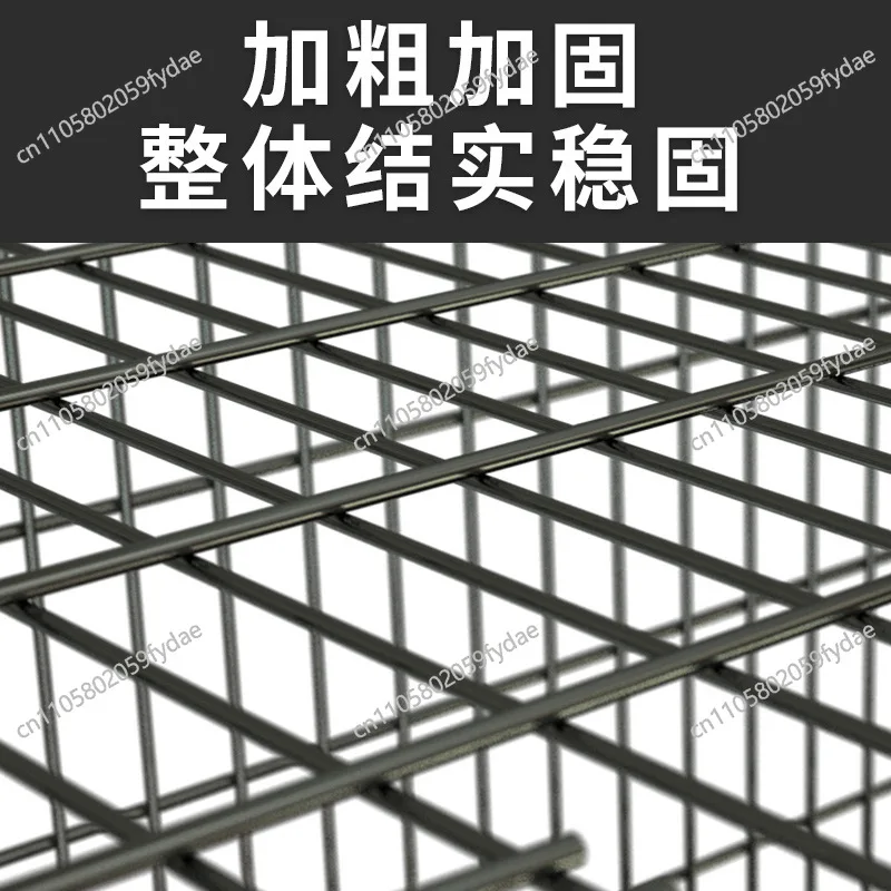 Dog cage bottomless bold folding pet dog cage can be pasted