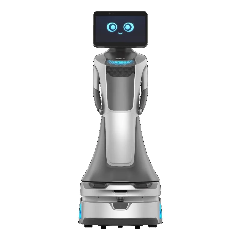 Customized Dual Screen Showroom Robot - Commercial AI Humanoid Welcome Reception Guided Tour Robot