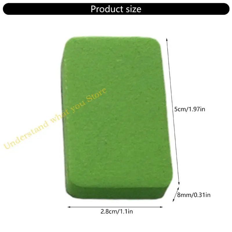 J60A 50Pieces WRITHEBOARD ERASERS CERNERER Small Board -ORLASER dengan bantalan yang tebal untuk pertemuan dan presentasi kantor